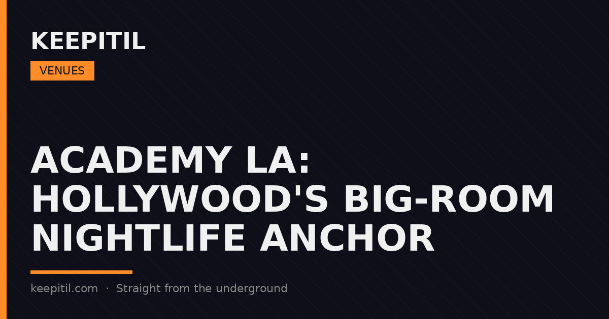 Academy LA: The Room That Changes Careers